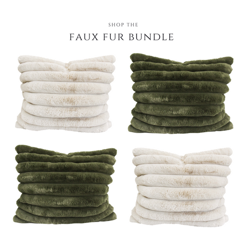 Faux Fur Cushion Bundle