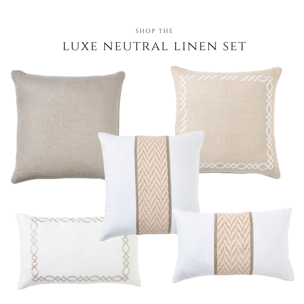Timeless Neutral Linen Cushion Bundle